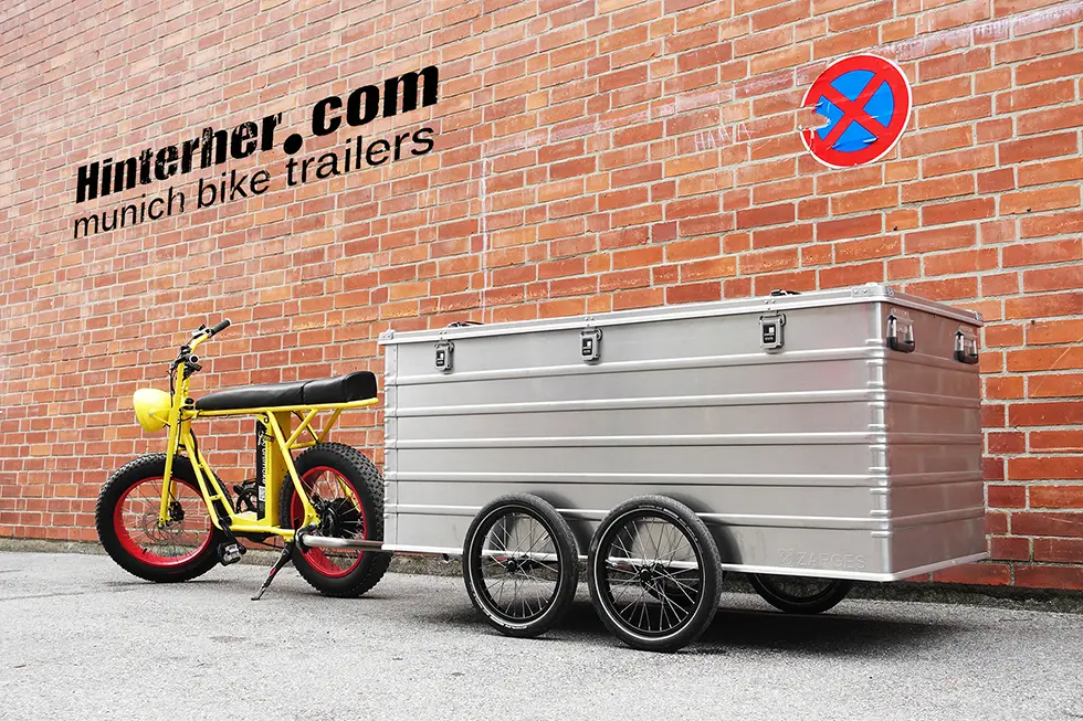 Hinterher Hxxl & Transporter – Profi-Fahrradanhänger für Handwerk, Umzug & Schwertransporte Hinterher Lastenanhänger Hxxl & Transporter – vielseitig, robust, ideal für große Lasten und Profis