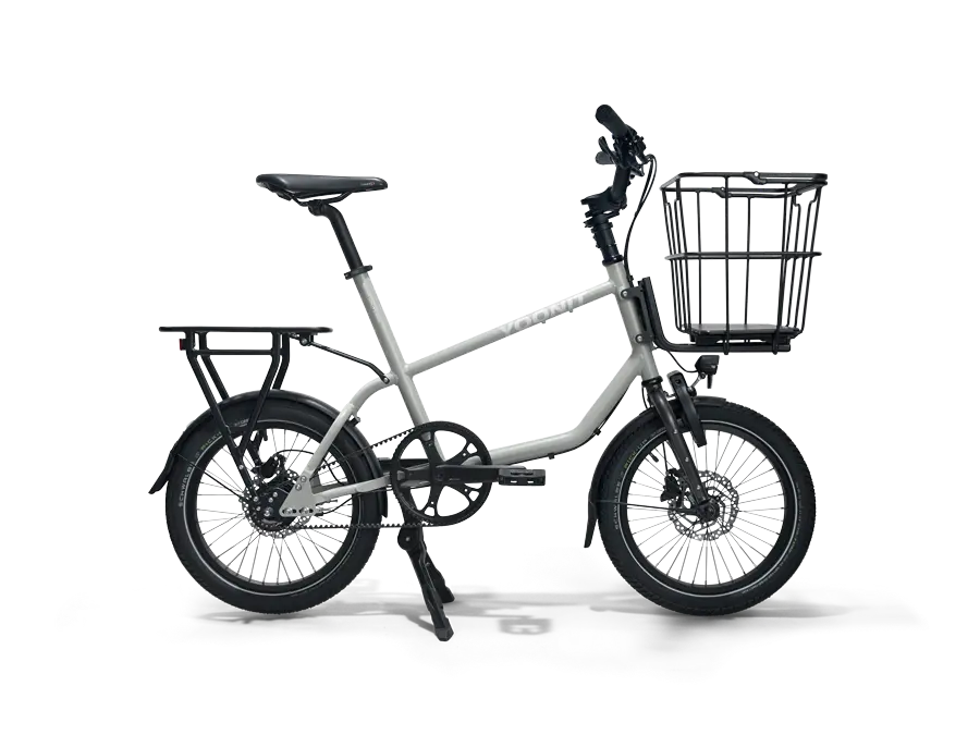 YOONIT Micro ohne Motor – ultrakompakt, leicht & flexibel im urbanen Alltag YOONIT Micro Freilaufmodell ohne Motor – das kleinste Cargobike für Alltag & City