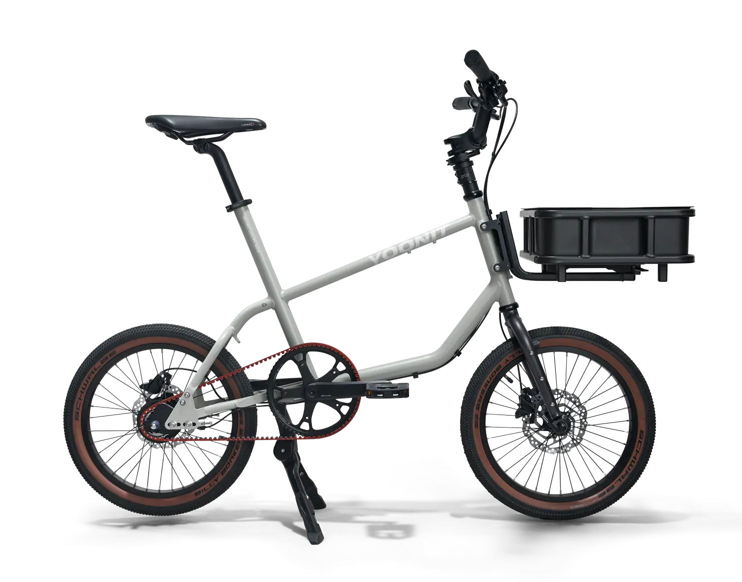 YOONIT Micro mit verschiedenen Gepäckträger-Varianten – vielseitiges Kompakt-Lastenrad für Alltag & Transport
