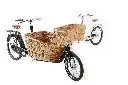 Bakfiets Weidenkorb, lang (einzeln 498,-)
